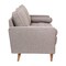 Flash Furniture Slate Gray Faux Linen Upholstered Tufted Sofa IS-PS100-GY-GG - alternate 2